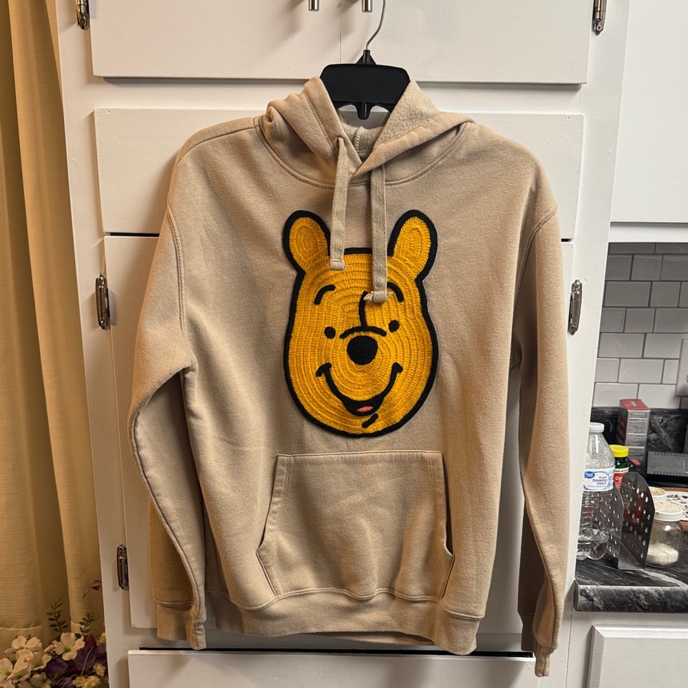 Disney Beige Winnie the Pooh Sweater for Men
